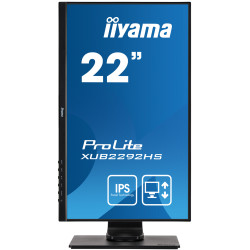 Moniteur IIYAMA 21,5 IPS 16 9 4ms1920x1080 VGA HDMI DisplayPort haut-parleurs U