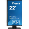 Moniteur IIYAMA 21,5 IPS 16 9 4ms1920x1080 VGA HDMI DisplayPort haut-parleurs U