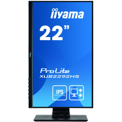 Moniteur IIYAMA 21,5 IPS 16 9 4ms1920x1080 VGA HDMI DisplayPort haut-parleurs U