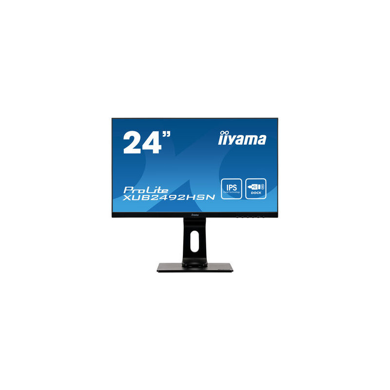 Moniteur IIYAMA 23.8'' 4ms Prolite IPS 1920x1080 HDMI DisplayPort 2USB USB-C doc
