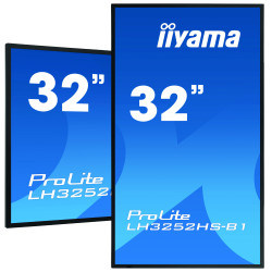 IIYAMA LFD 32 dalle IPS 24 7 1920x1080 DVI VGA 2xHDMI  2xHaut-parleurs 2xUSB 40