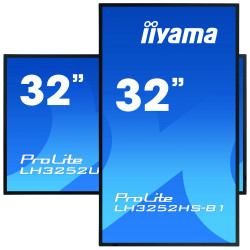 IIYAMA LFD 32 dalle IPS 24 7 1920x1080 DVI VGA 2xHDMI  2xHaut-parleurs 2xUSB 40
