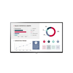 ECRAN LG 50'' LFD 16 9 16h 7j 3840x x2160 400cd m 3xHDMI 2xUSB RJ45 RS232C Audio