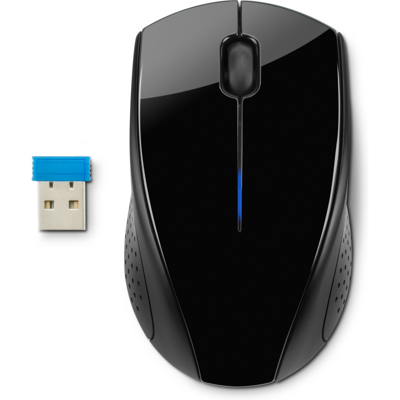 Souris sans fil HP 220 Noire Résolution capteur 1300 dpi connexion 2,4 Ghz 3 bou