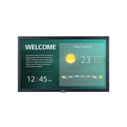 ECRAN LG 22'' LFD 16 9 18h 7j 1920x x1080 250cd m 2xHDMI USB RJ45 RS232C IR Audi
