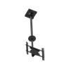 Support plafond MULTIBRACKETS Noir pour moniteur 81,3cm 139,7cm 55 Capacité 70 