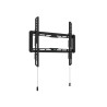 Support mural fixe MULTIBRACKETS Acier Noir pour moniteur 81,3cm 32 165,1cm 65