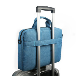 Lenovo Sacoche Laptop Casual 15.6 Polyester bleu 400x300x55mm toile hydrofuge d