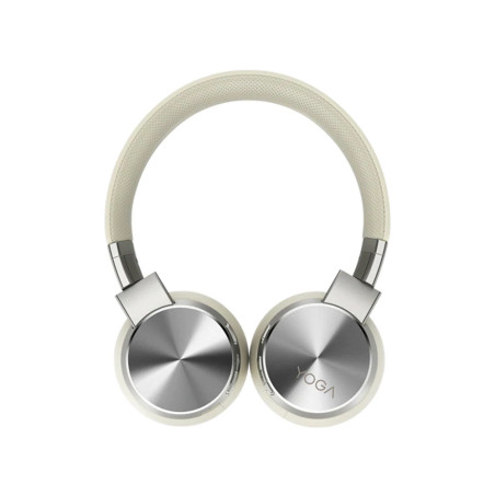 Lenovo Casque Yoga ANC Beige ss fil Suppression Active du bruit 800mAh Bluetooth