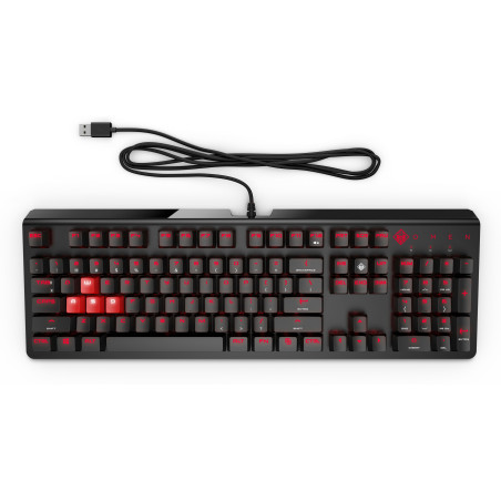 Clavier OMEN HP 1100 Noir voyant rouge 1MY13AA fonction anti-image fantome commu