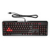 Clavier OMEN HP 1100 Noir voyant rouge 1MY13AA fonction anti-image fantome commu