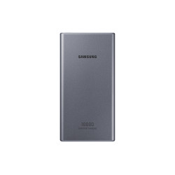 BATTERIE EXTERNE 10 000mhA - Gris Ultra rapide 25W USB typeC Charge 2 appareils 