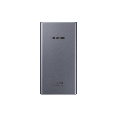 BATTERIE EXTERNE 10 000mhA - Gris Ultra rapide 25W USB typeC Charge 2 appareils 