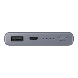 BATTERIE EXTERNE 10 000mhA - Gris Ultra rapide 25W USB typeC Charge 2 appareils 