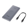 BATTERIE EXTERNE Induction 10 000mhA - Noir Charge rapide 25W Large compatibilit