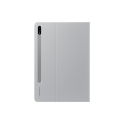 Book Cover Galaxy Tab S7   S8 (SM-T870) Gris clair 2 Positions Rangement S Pen D
