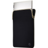 Housse protection HP 14 Noir Or reversible 37 x 27 x 1 cm 2F2J1AA souple et rob