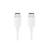 C ble USB Type-C - USB Type-C 1m Couleur   Blanc SAMSUNG EP-DA705BWEGWW