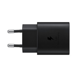 CHARGEUR SECTEUR ULTRA RAPIDE 25W USB Type-C to Type-C 1m Noir avec cable SAMSUN