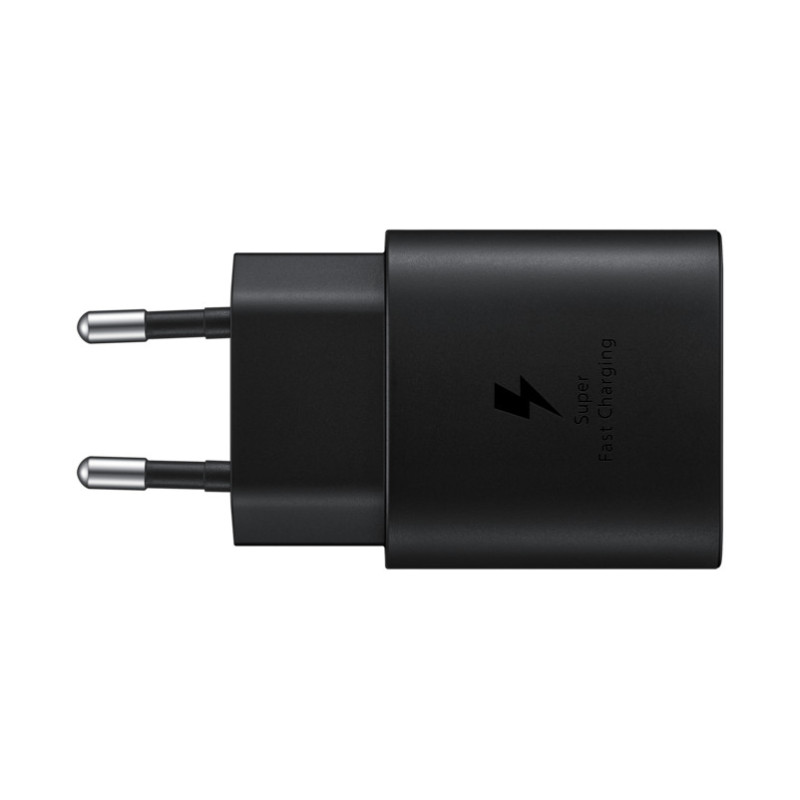 CHARGEUR SECTEUR ULTRA RAPIDE 25W USB Type-C to Type-C 1m Noir avec cable SAMSUN