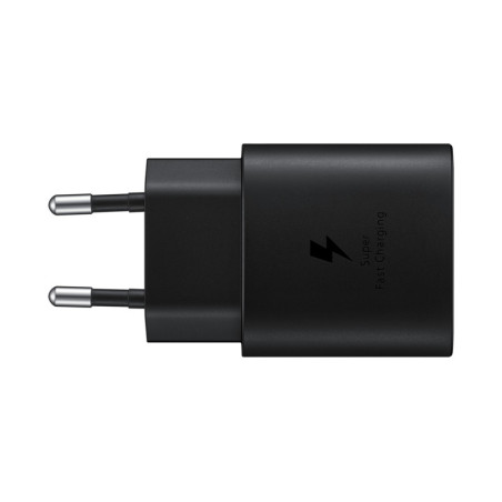 CHARGEUR SECTEUR ULTRA RAPIDE 25W USB Type-C to Type-C 1m Noir avec cable SAMSUN