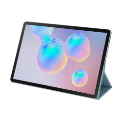 Book Cover Galaxy TAB S6 (SM-T860) Bleu Rangement S Pen - Design Fin Installatio