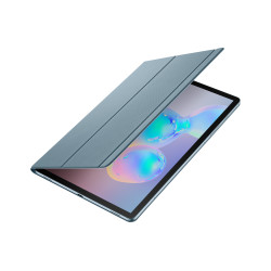 Book Cover Galaxy TAB S6 (SM-T860) Bleu Rangement S Pen - Design Fin Installatio