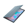 Book Cover Galaxy TAB S6 (SM-T860) Bleu Rangement S Pen - Design Fin Installatio