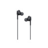Ecouteurs intra auriculaires filair Cable tissu Noir Sound by AKG, USB type C SA