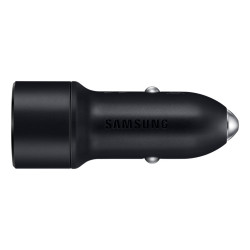 Chargeur allume cigare MINI Noir Charge Rapide, 2 sorties USB (sans cable) SAMSU