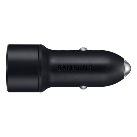 Chargeur allume cigare MINI Noir Charge Rapide, 2 sorties USB (sans cable) SAMSU