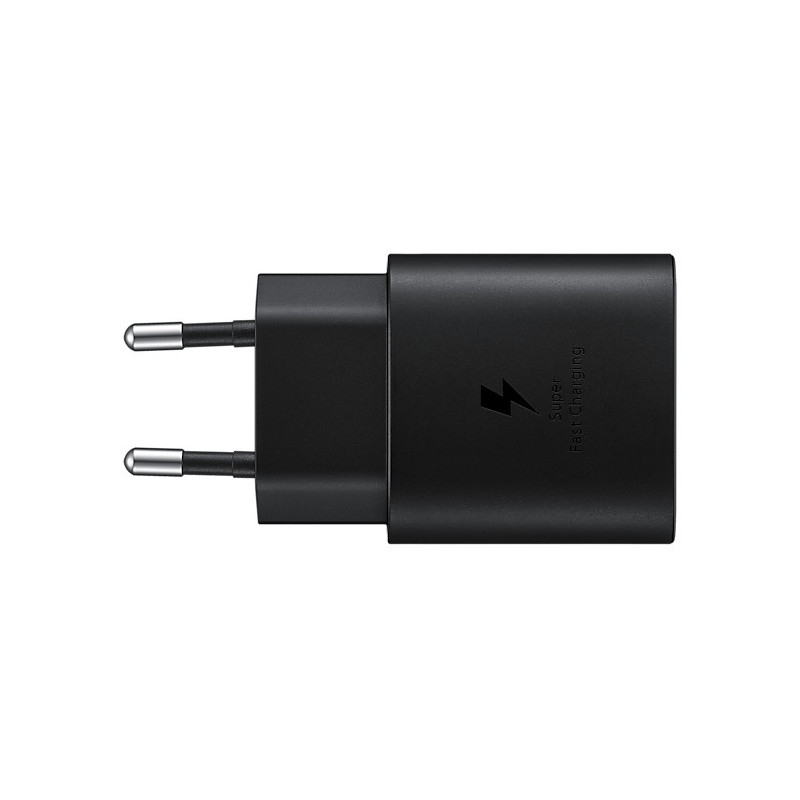 CHARGEUR SECTEUR RAPIDE 25W Port USB Type-C - COULEUR Noir Sans c ble. SAMSUNG CHARGEUR SECTEUR RAPIDE 25W Port USB Type-C - COULEUR Noir Sans c ble. SAMSUNG