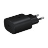 CHARGEUR SECTEUR RAPIDE 25W Port USB Type-C - COULEUR   Noir Sans c ble. SAMSUNG