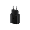 CHARGEUR SECTEUR RAPIDE 25W Port USB Type-C - COULEUR   Noir Sans c ble. SAMSUNG