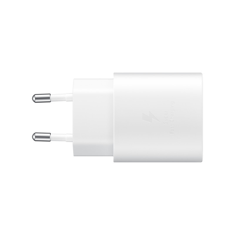 CHARGEUR SECTEUR RAPIDE 25W Port USB Type-C - COULEUR Blanc Sans c ble. SAMSUN CHARGEUR SECTEUR RAPIDE 25W Port USB Type-C - COULEUR Blanc Sans c ble. SAMSUN