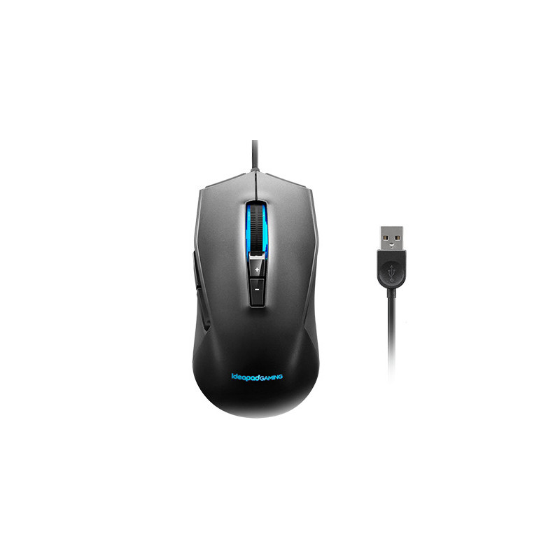 Lenovo Souris IdeaPad Gaming Filaire M100 RGB  Ergonomique pour droitiers Dpi 80