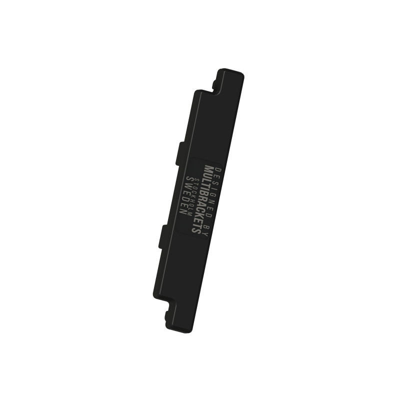 Finition MULTIBRACKETS Noir M Pro Series 120 mm Plastique  pour rail Pro Series