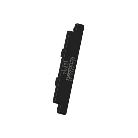 Finition MULTIBRACKETS Noir M Pro Series 120 mm Plastique  pour rail Pro Series