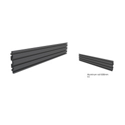 Rail MULTIBRACKETS Noir M Pro Series 68cm Aluminium pour écran 