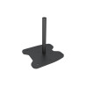 Embase à fixer au sol MULTIBRACKETS Noir M Pro Series  Acier, poids max 90 kg po