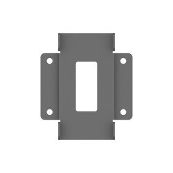 Plaque de connexion colonne MULTIBRACKETS Noir Acier, 90 kg, 2,1 kg, 155 mm pour