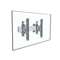 Fixation push in pop out MBW1U MULTIBRACKETS Silver pour moniteur 101,6cm 40 16