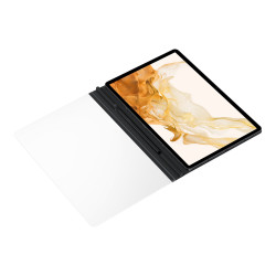 Note View Cover Tab S7+  S7Fe   S8+ Coloris Noir Book cover avec fenetre transpa