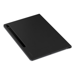 Note View Cover Tab S7+  S7Fe   S8+ Coloris Noir Book cover avec fenetre transpa