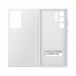 Galaxy S22 Ultra Smart Clear View Cover Blanc SAMSUNG - EF-ZS908CWEGEW   