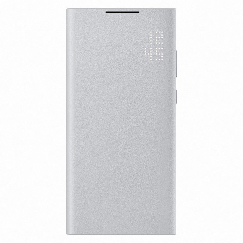 Galaxy S22 Ultra Smart Led View Cover Gris clair SAMSUNG - EF-NS908PJEGEW     