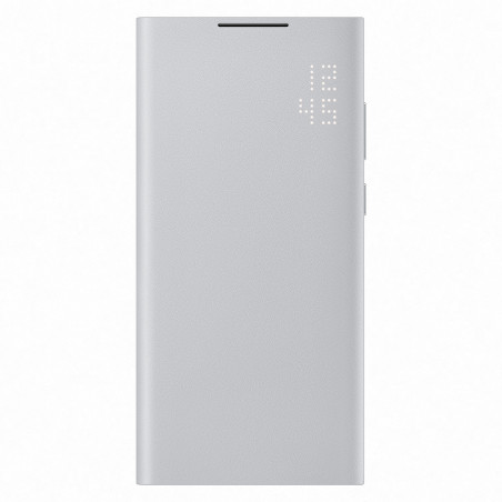 Galaxy S22 Ultra Smart Led View Cover Gris clair SAMSUNG - EF-NS908PJEGEW     