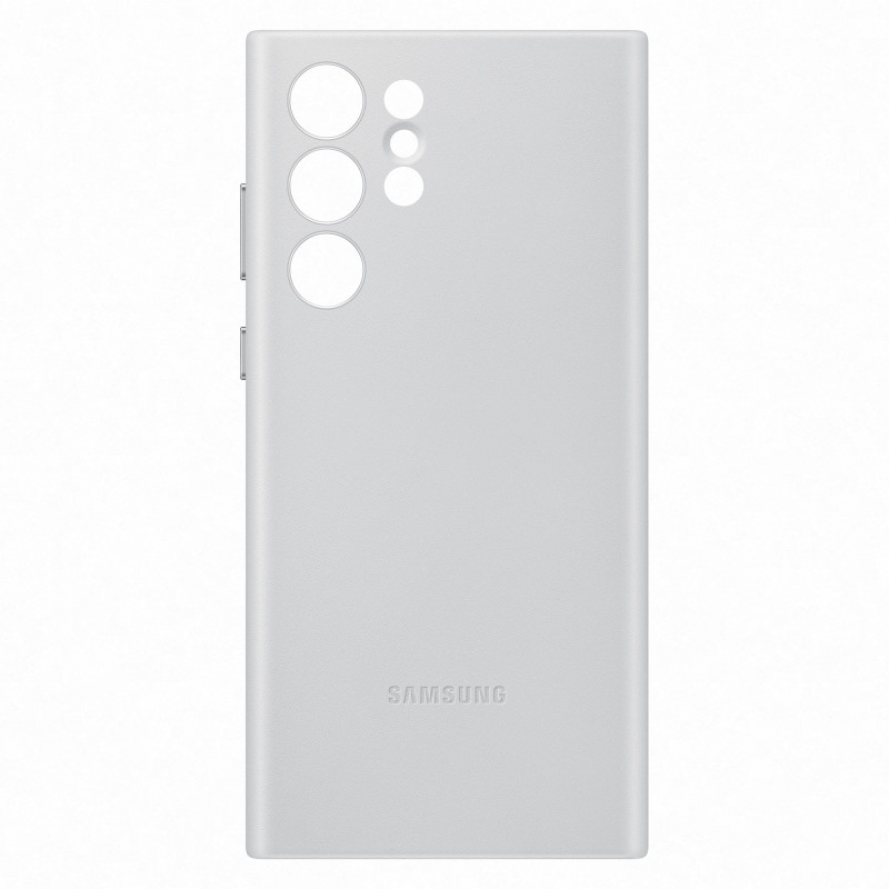 Galaxy S22 Ultra Coque en cuir Gris Clair SAMSUNG - EF-VS908LJEGWW    