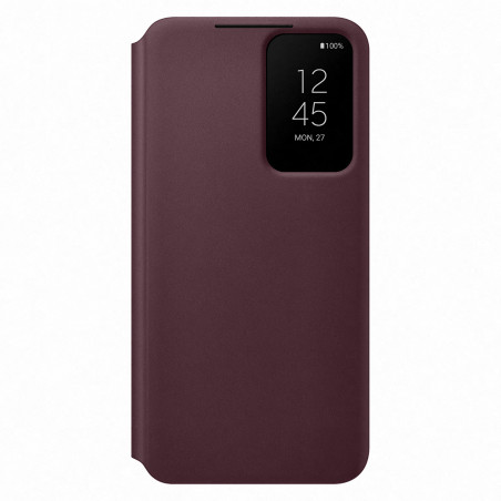Galaxy S22 Smart Clear View Cover Bordeaux SAMSUNG - EF-ZS901CEEGEW  