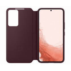 Galaxy S22 Smart Clear View Cover Bordeaux SAMSUNG - EF-ZS901CEEGEW  
